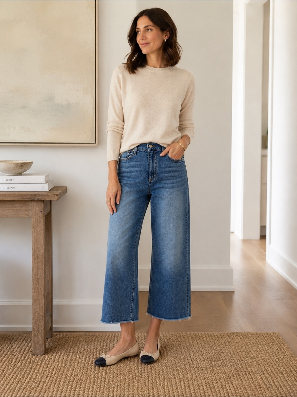 Frank&Eileen High-Waist Wide Leg Jeans -